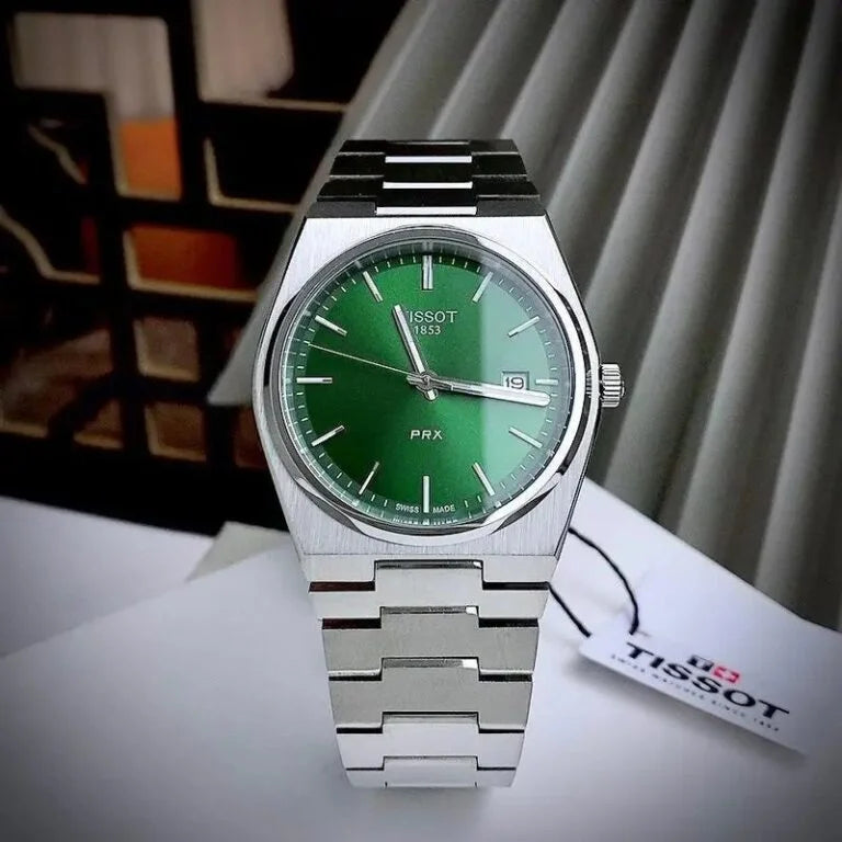 Imported Tissot Prx Black Dial Stainless steel Watch