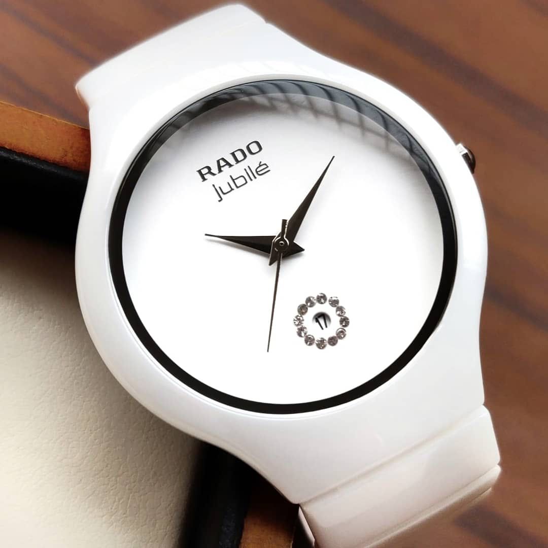 Rado Jubile collection white ceramic men's watch