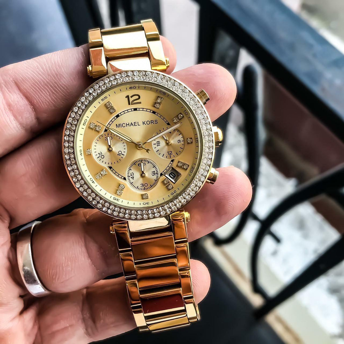 Michael Kors Full gold chain women's watch