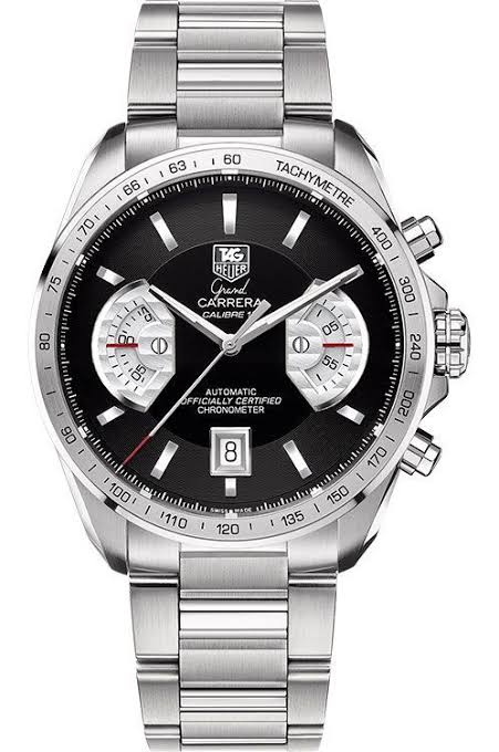 Tag heuer Carrera Black dial stainless steel men's watch