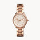 Fossil Tailor multifunction ES4264 Rose Gold Dial Women's watch