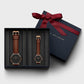 Daniel Wellington leather brown belt couple watches