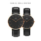 Daniel Wellington black belts couple watches