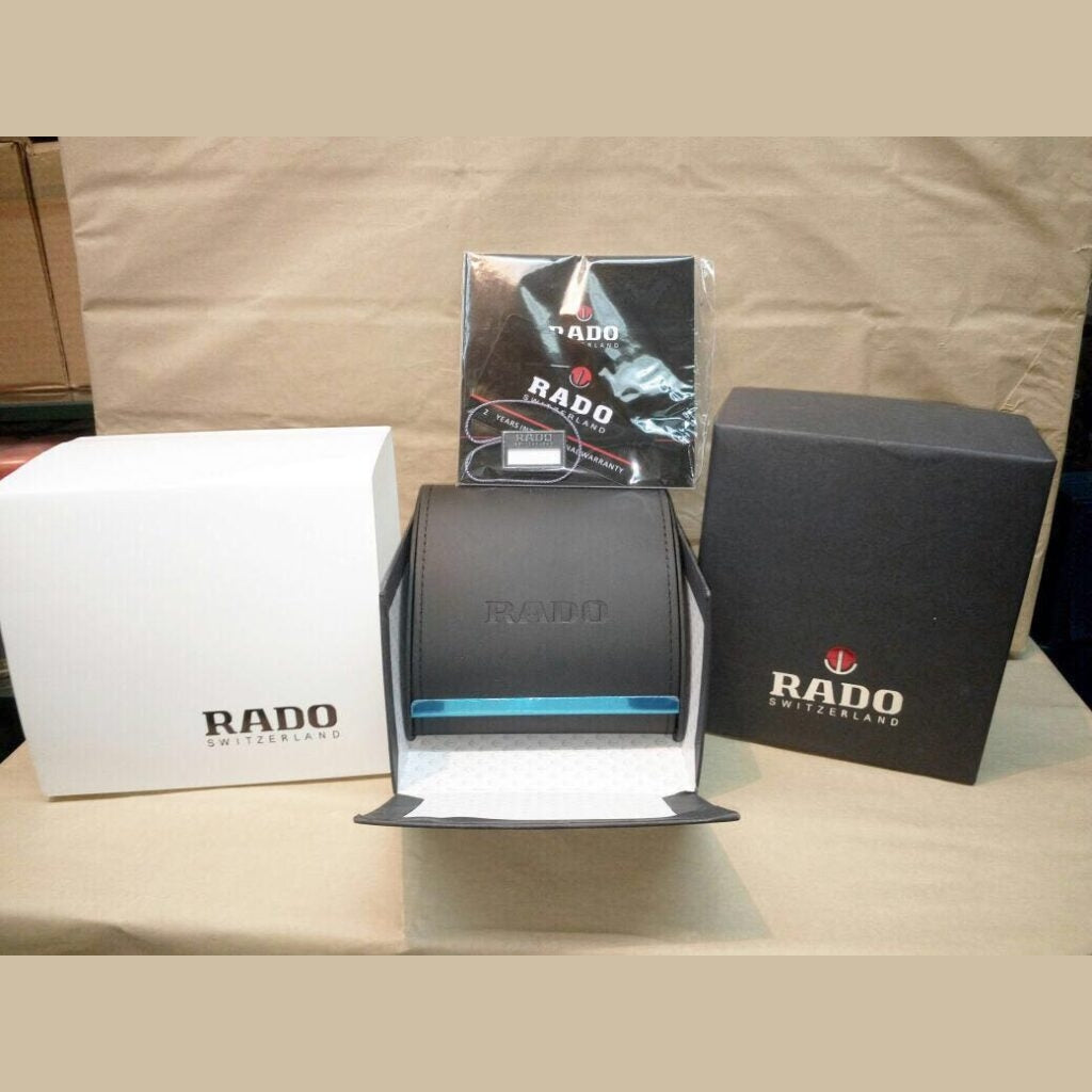 Rado Versatile Automatic Open heart Gold Blac chain men's watch
