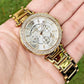 Michael Kors MK5354 White Dial gold chain women's watch