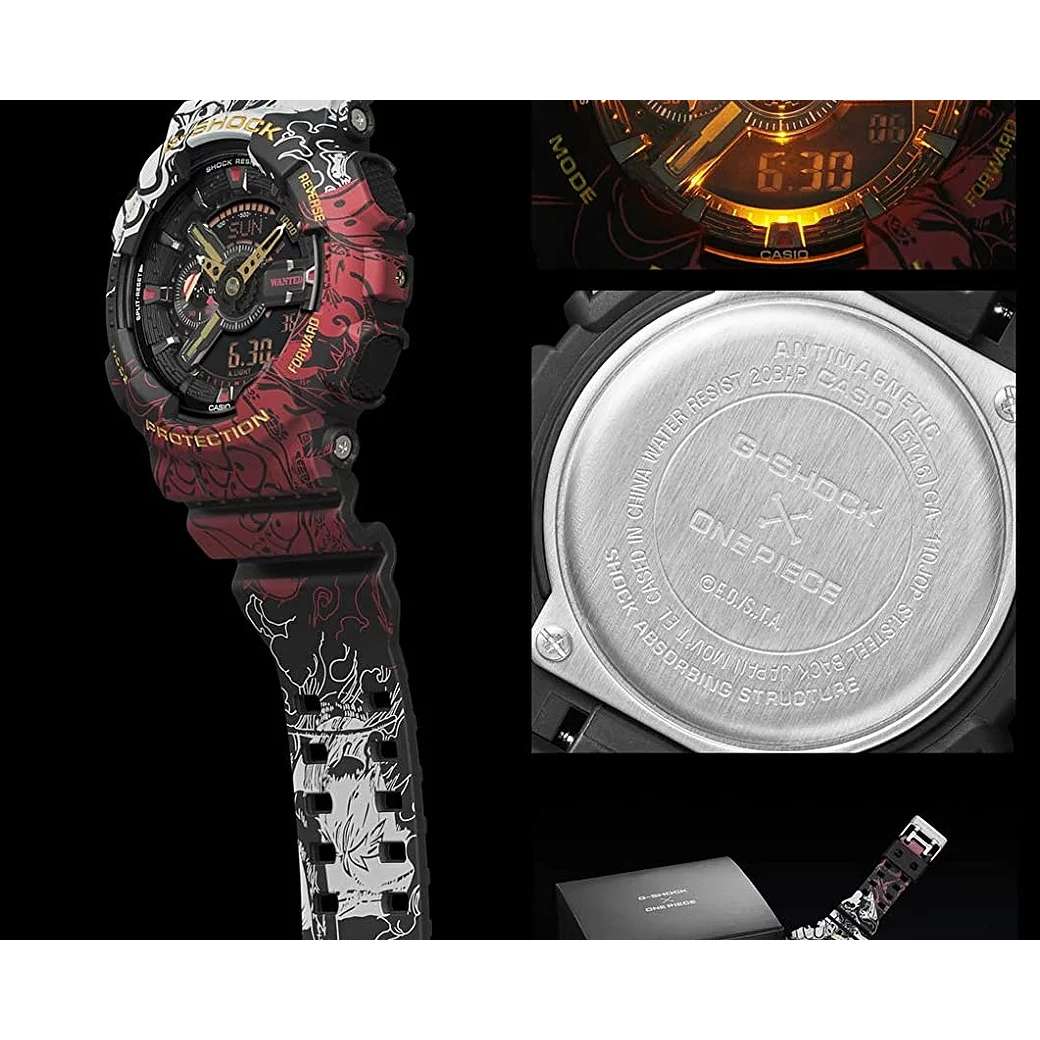 G-shock Mudmaster Ga-110 Red black dial men's watch