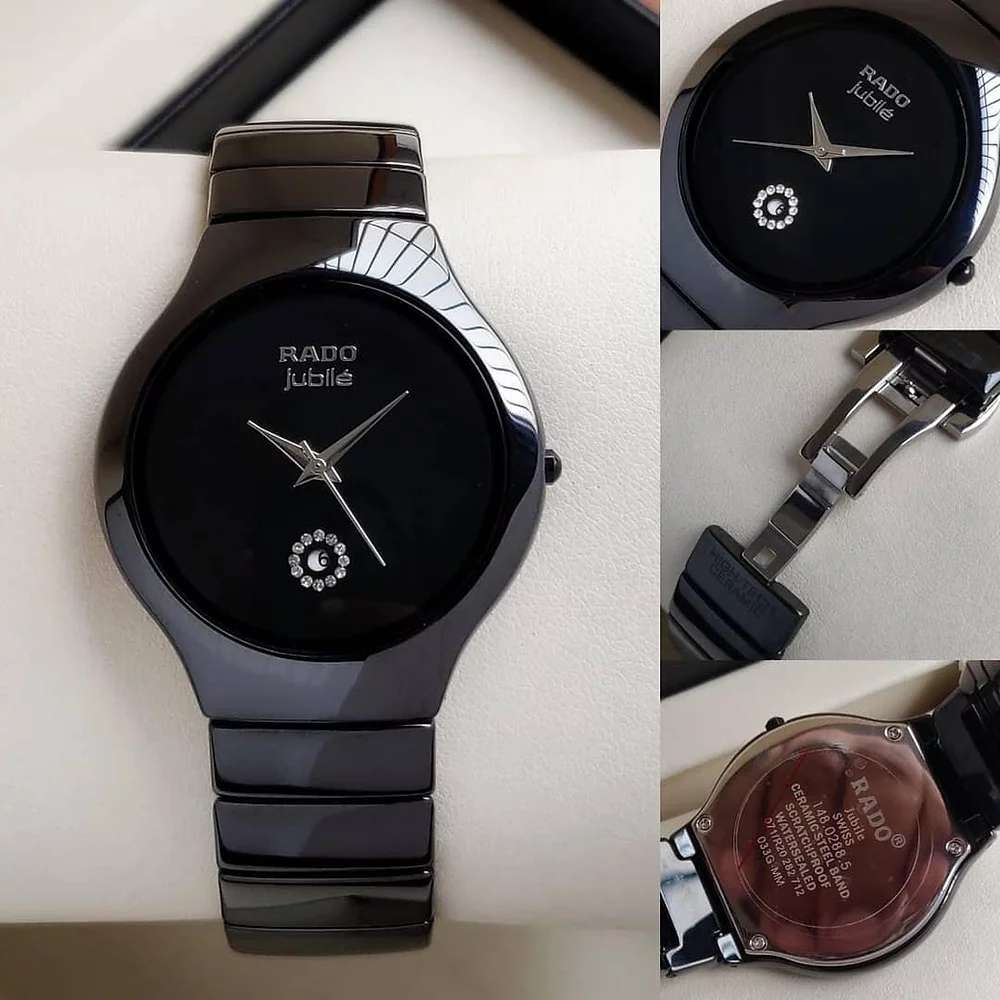 Rado Jublie collection Black Dial ceramic women's watch