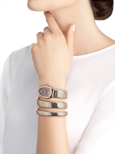 Bulgari Serpenti Tubogas 101814 Black Dial women's watch