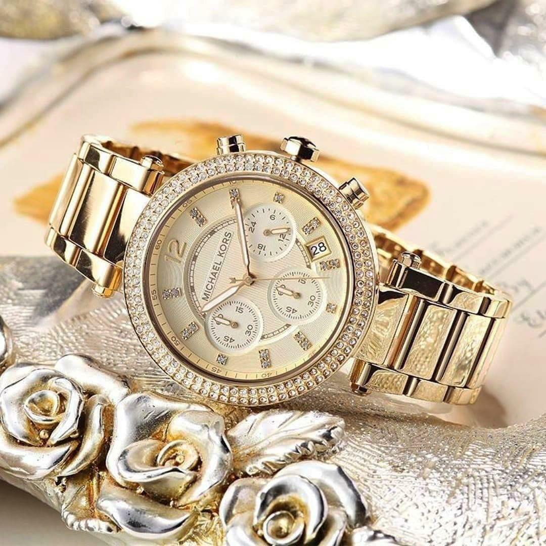 Michael Kors Full gold chain women's watch