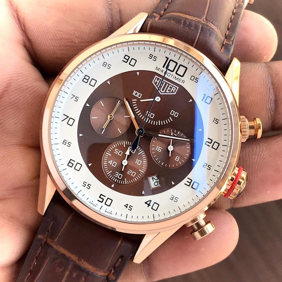 Tag Heuer 100 Edition Leather Belt men's Analog Watch
