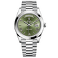 Rolex Daytona Automatic Green dial with silver chain men's watch