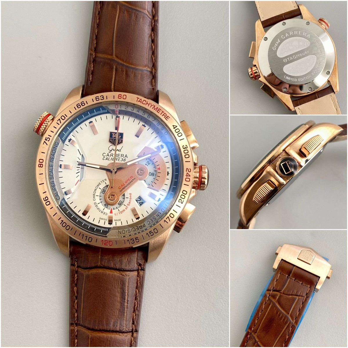 Tag Heuer CARRERA CALIBRE 36 White Dial men's Analog Watch