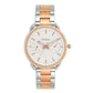 Fossil Tailor multifunction white dial women's watch