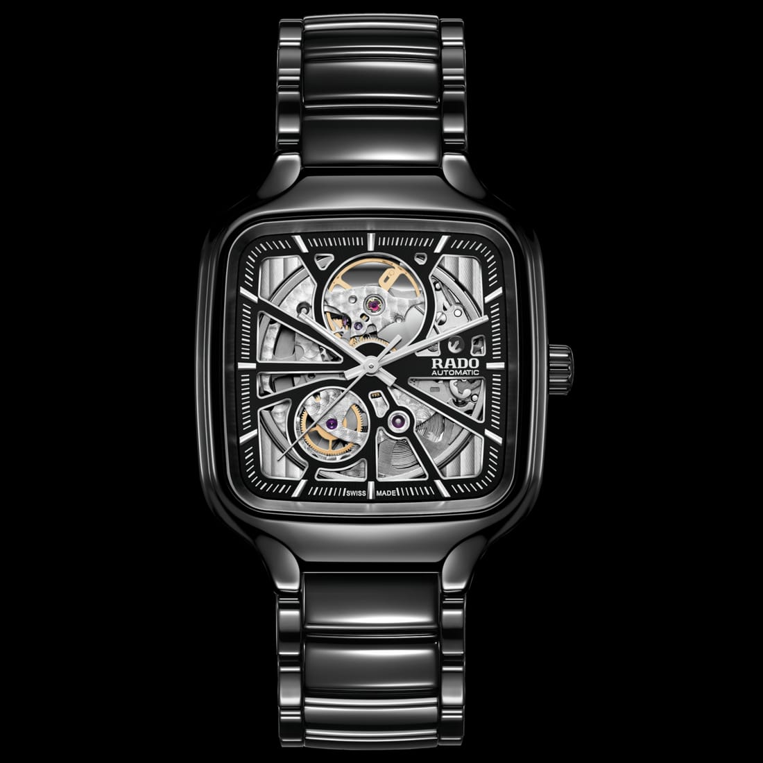 Rado Ceramic Automatic Open Heart Watch For Men's