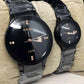 Rado centrix black chain couple watches