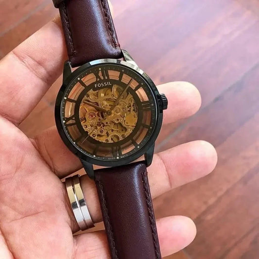 Imported Fossil Watch Automatic Machinery Watch For Men