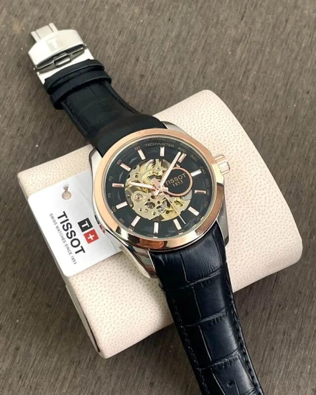 Imported Luxury Tissot Skeleton Watch Automatic For Men