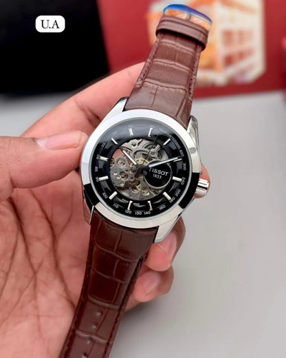Imported Luxury Tissot Skeleton Watch Automatic For Men