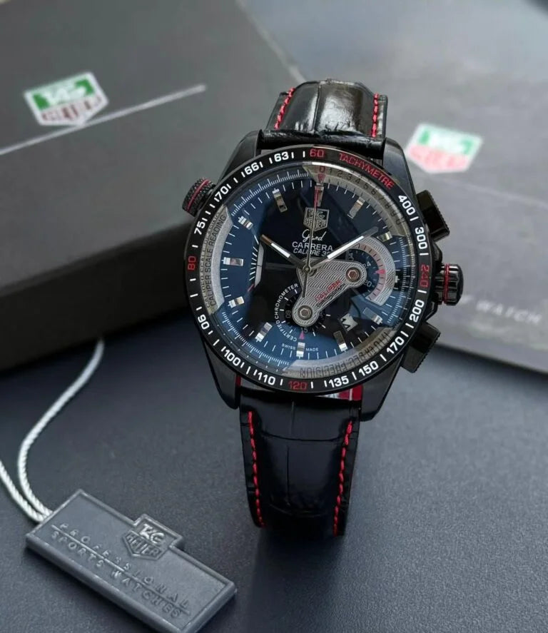 Tag Heuer Carrera Calibre Black Dial