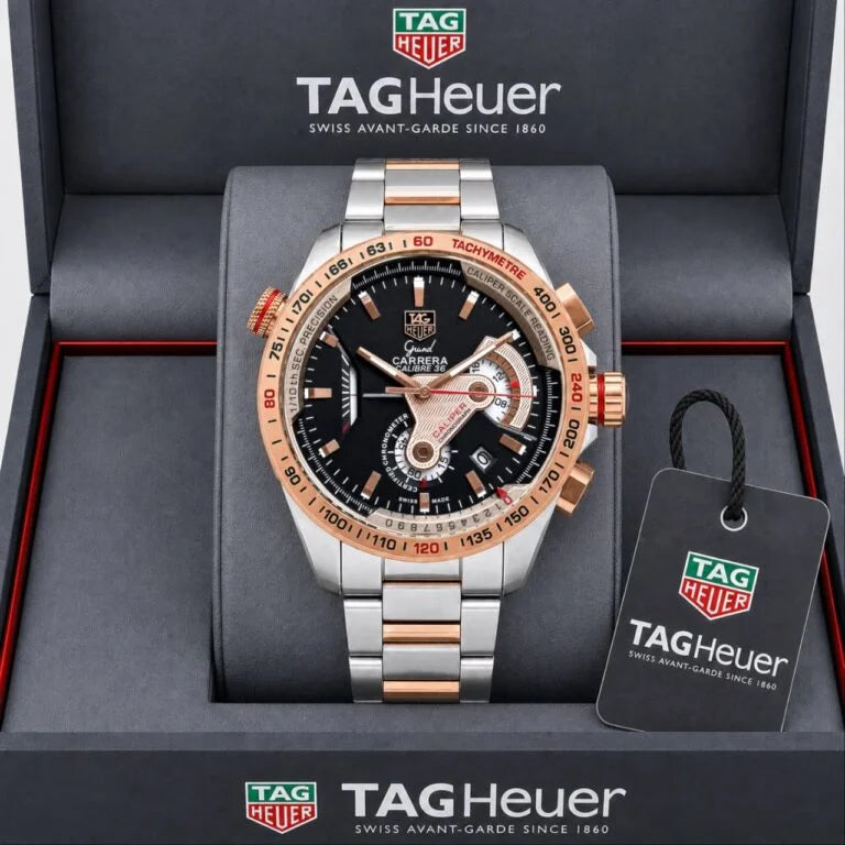Tag Heuer Calibre 36 Black Racing Dial Chronograph