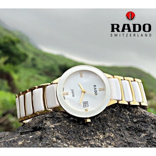 Rado centrix jublie collection black dial ceramic watch