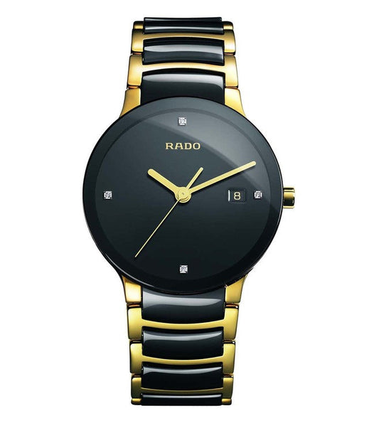 Rado centrix jublie collection gold chain men's watch
