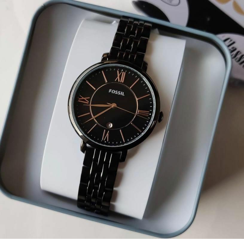 Fossil Black Dial women's watch