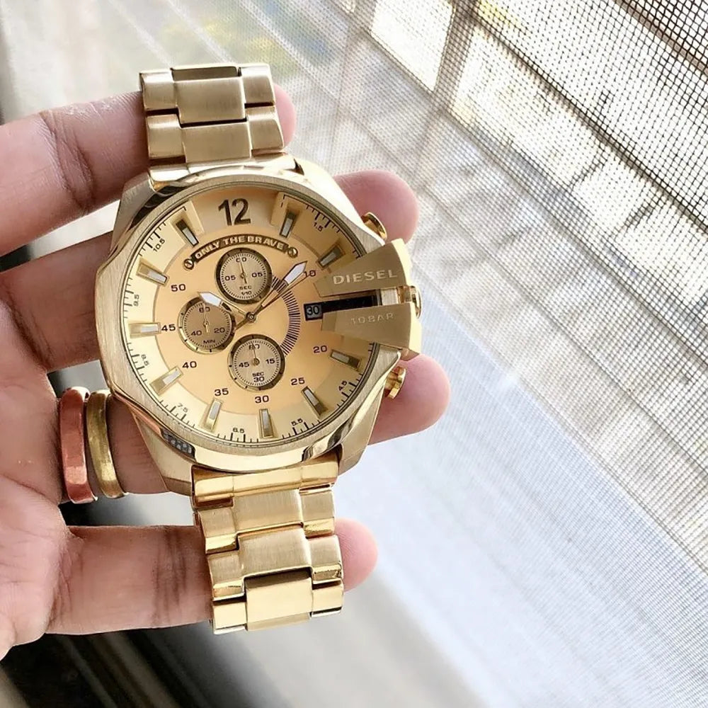 Diesal 10 Bar Chronograph Watch For Men