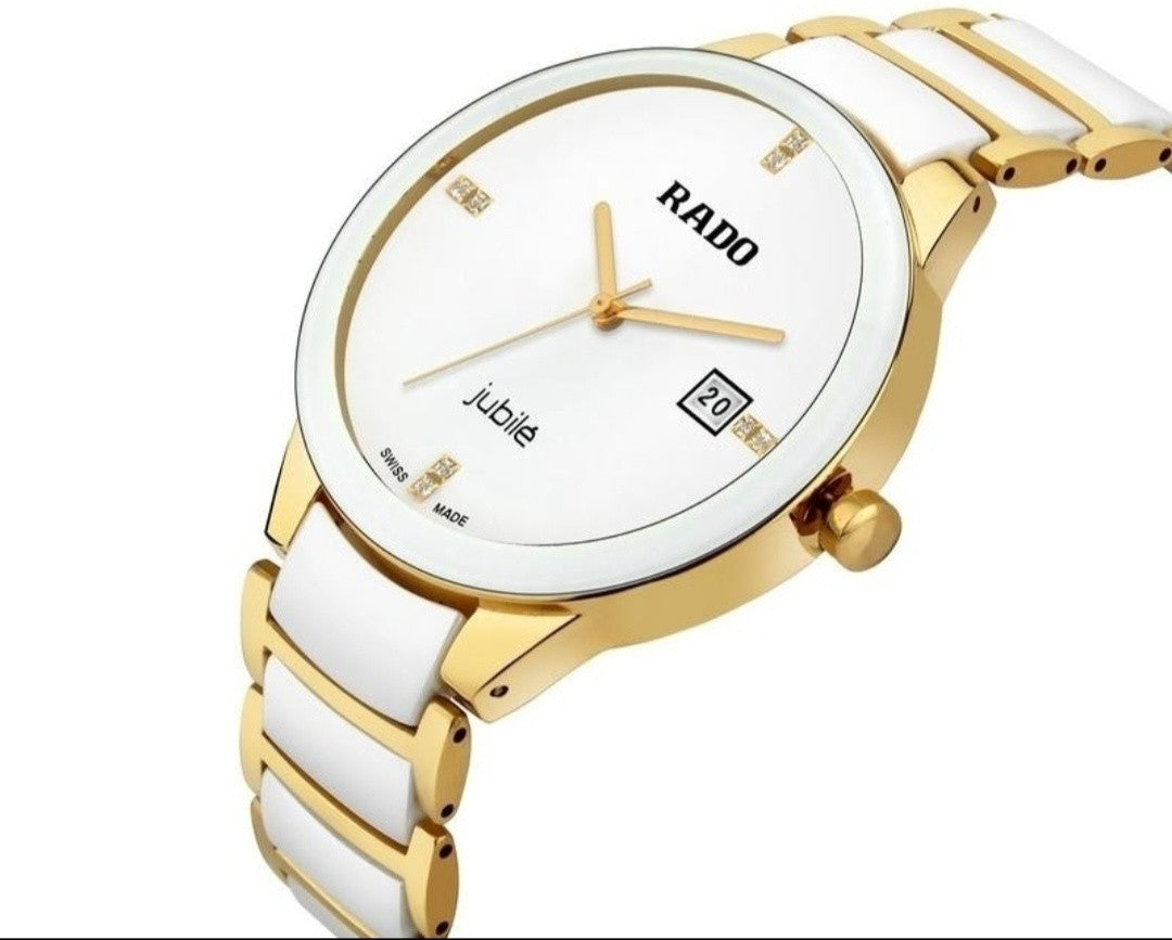 Rado Centrix Jublie collection White Ceramic Dial men's Analog Watch