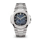 Patek Philippe Nautilus Blue Dial with stainless steel men's watch