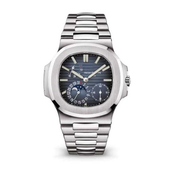 Patek Philippe Nautilus Blue Dial with stainless steel men's watch