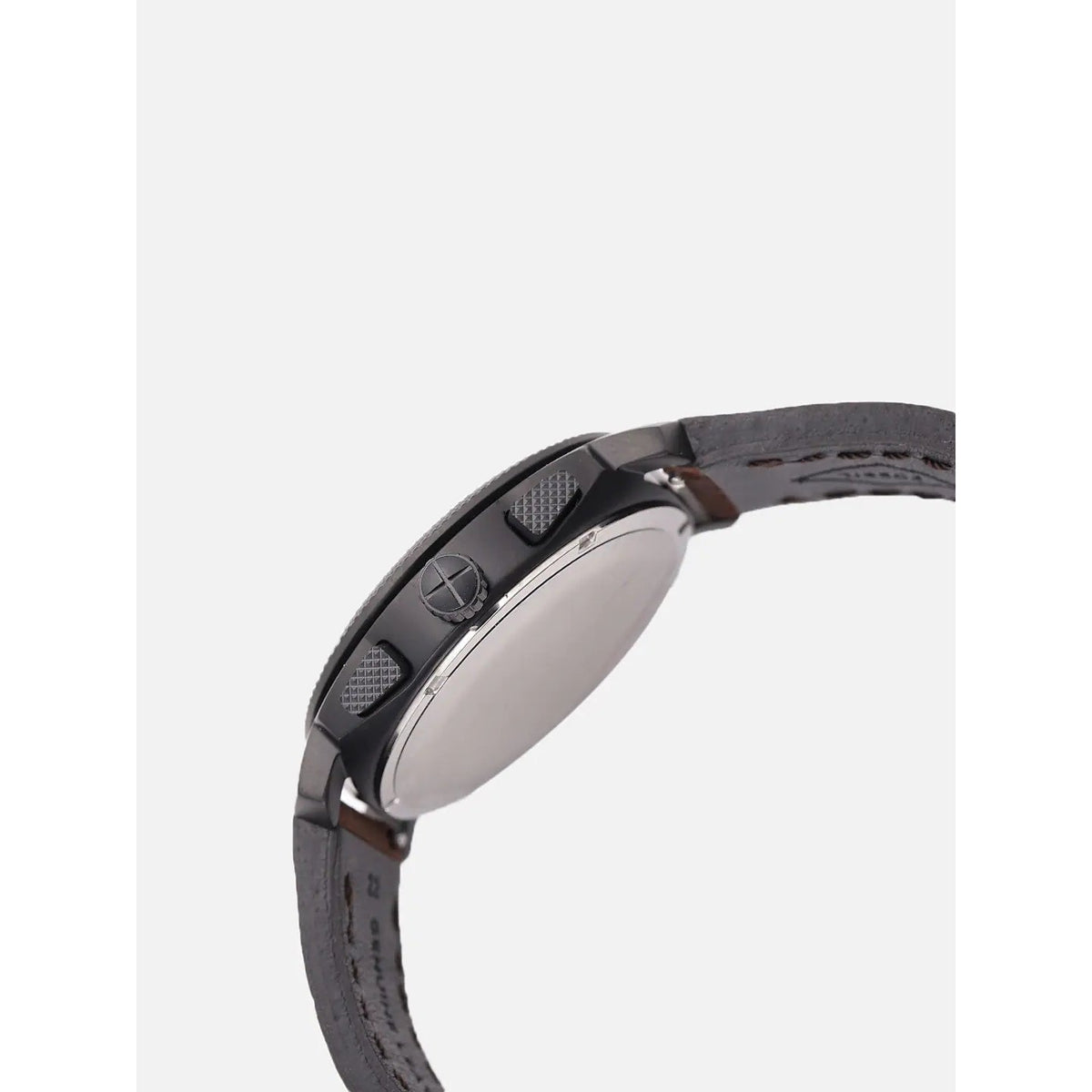 Fossil chronograph Black Dial pure leather men's Analog Watch FS4656