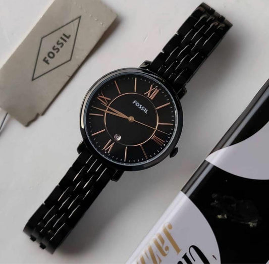 Fossil Black Dial women's watch
