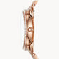 Fossil Tailor multifunction ES4264 Rose Gold Dial Women's watch