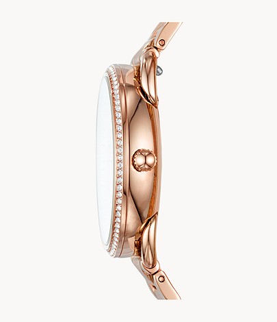 Fossil Tailor multifunction ES4264 Rose Gold Dial Women's watch