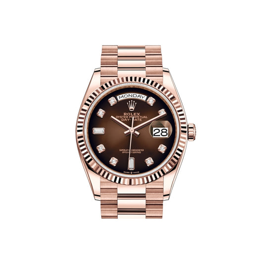 Rolex Cosmograph Daytona brown dial stainless men's watch