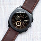 Fossil chronograph fs4656 black dial men's analog watch