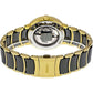 Rado Versatile Automatic Open heart Gold Blac chain men's watch