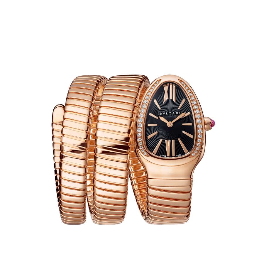 Bulgari Serpenti Tubogas 101814 Black Dial women's watch