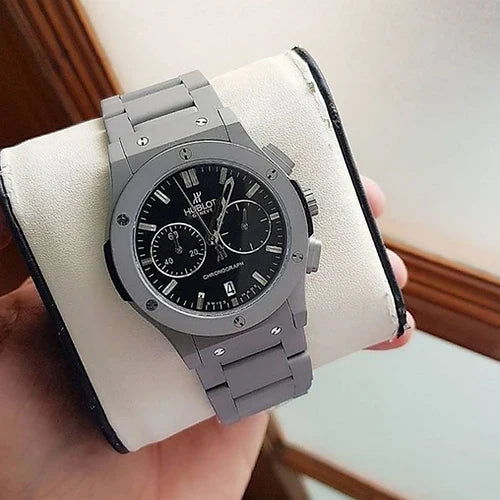 Hub.lot Chronograph Metal Belt For Men's Watch