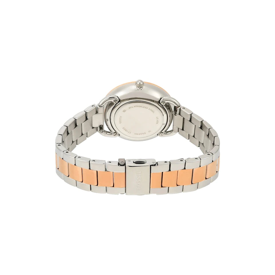 Fossil Tailor multifunction white dial women's watch
