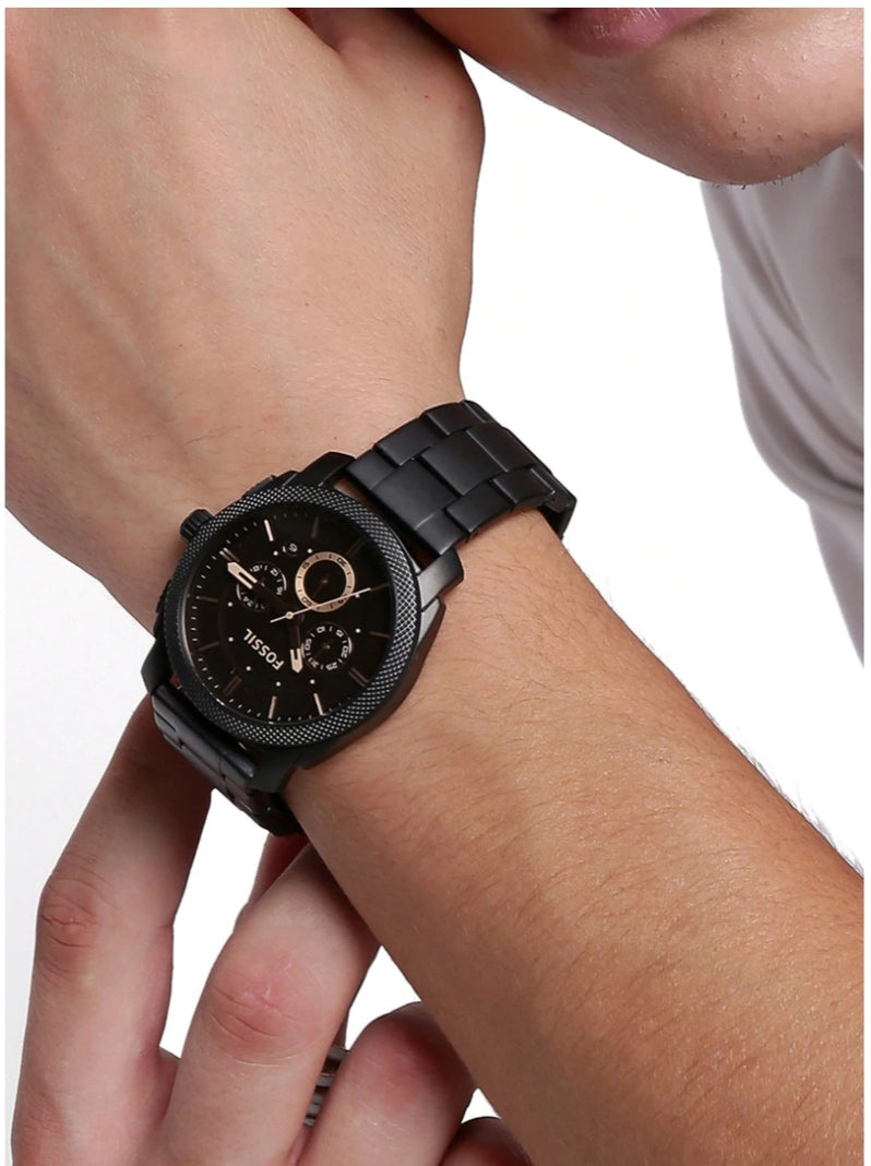 Fossil Machine Chronograph Black Dial men's watch FS4682