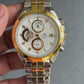 Casio Edifice Chronograph Men’s Watch With Silver Gold Color & Stainless Steel Strap ED426