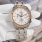 Tissot white dial stainless steel men's watch