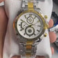 Edifice Casio ERF 539 Gold dial stainless steel men's watch
