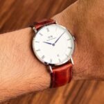 DW Leather Strap Watch For Men